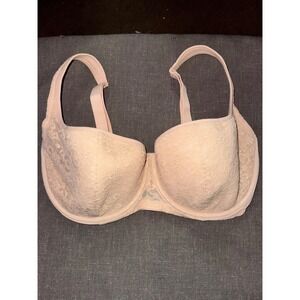 Dobreva nude lace lightly padded full coverage bra | MSRP $49|worn once 36G
